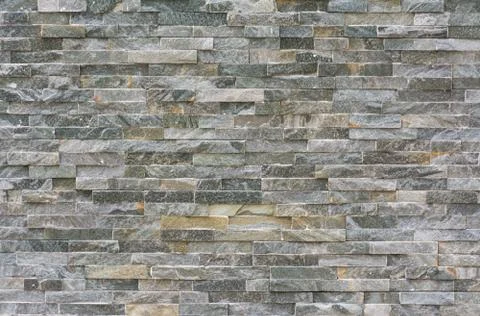 Gray brick wall texture Stock Photos