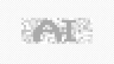Gray Broken Block Texture Panel Vector Stock Illustration