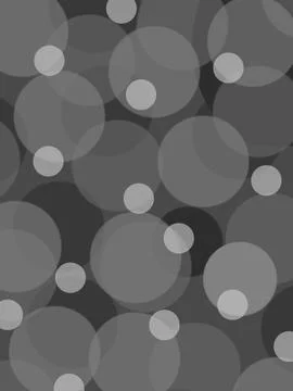 Gray Bubble Circle Pattern Abstract Background Illustrazione stock