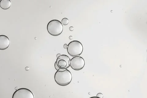 Gray bubbles Stock Photos