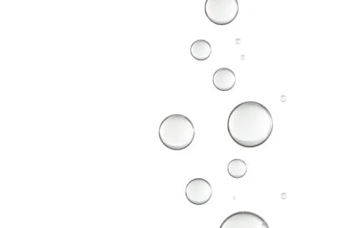 Gray bubbles Stock Photos