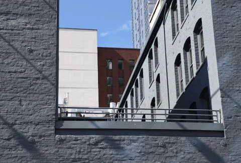 Gray building Stock Photos
