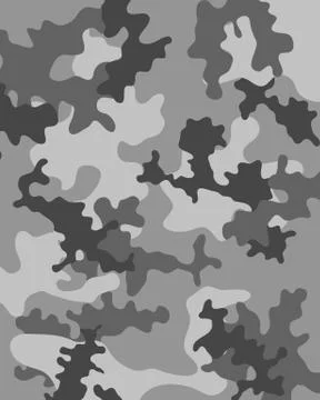 Gray camouflage Stock Illustration