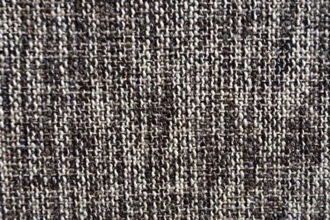 Gray canvas fabric texture for background close up Stock Photos
