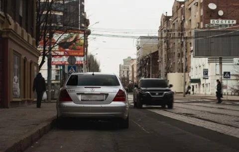 Gray car Stock Photos