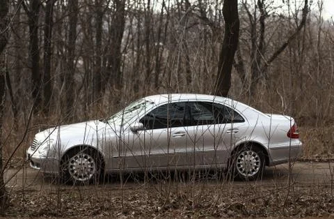 Gray car Stock Photos