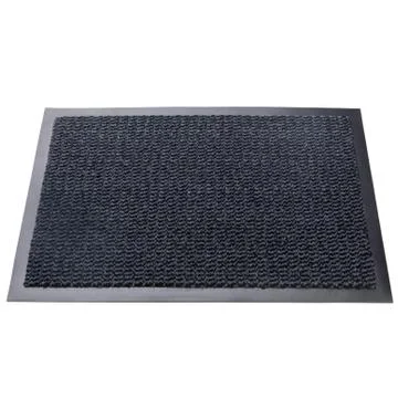 Gray carpet on a white background Stock Photos