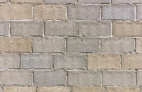 Gray cement brick wall abstract for background Stock Photos