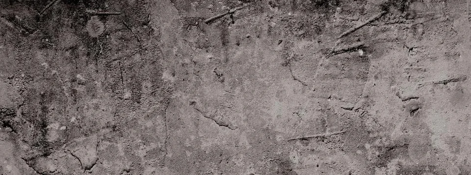Gray cement plaster. Wall texture for background. Brush scratches on the wall Stock Photos