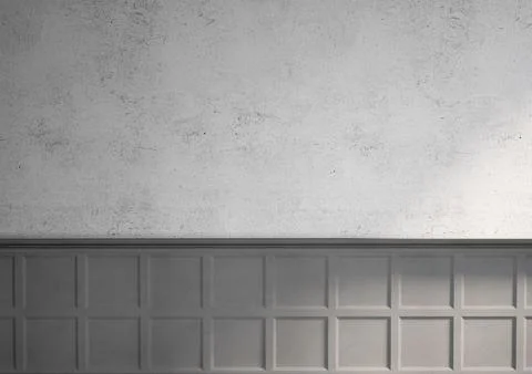 Gray cement wall in modern loft living room. Stock Illustration