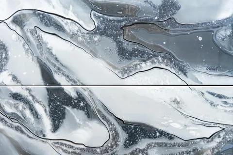 Gray ceramic tiles with an abstract pattern. Tile texture for design. Foto stock