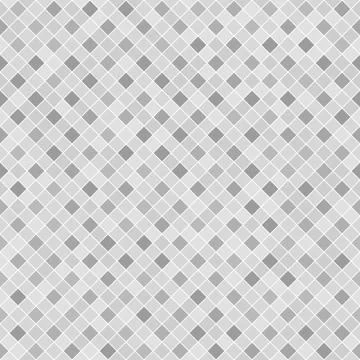 Gray checkered diamond pattern. Seamless vector background Stock Illustration