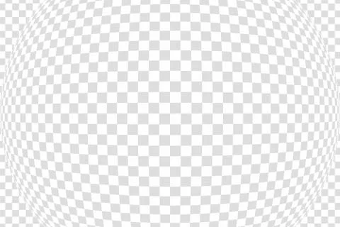 Gray checkered pattern horizontal with fisheye lens effect, vector illustrati Stock Illustration