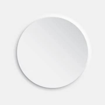 Gray Circle Blank Mockup UI Element Button Stock Illustration