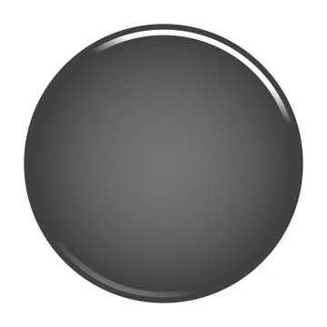 Gray circle button blank web internet icon Stock Illustration