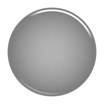 Gray circle button blank web internet icon Illustrazione stock