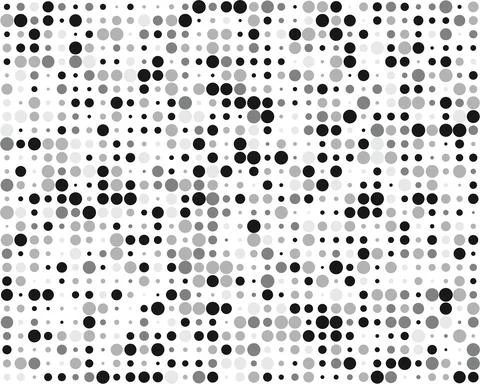 Gray circles, seamless Stock Illustration