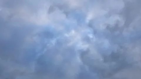 Gray cloud texture movement w light blue and warm tones Stock Footage 157450884