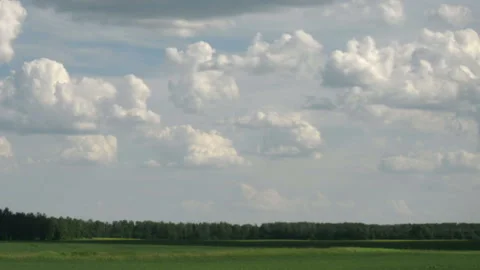 Gray clouds fly on the sky Stock Footage 86786085