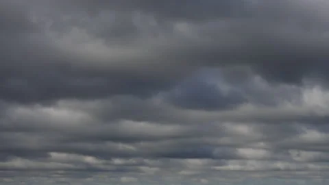 Gray clouds meteorology timelapse Stock Footage 234874141