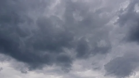 Gray clouds in motion timelapse 4k high quality resolution Video stock 111815048