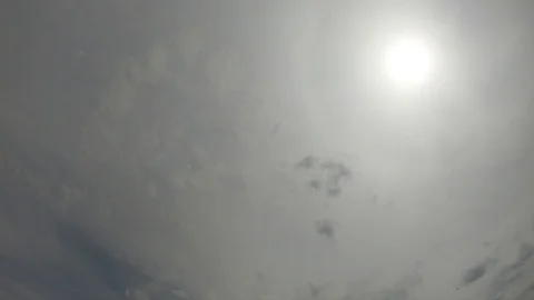 Gray clouds move slowly across the sky. Overcast weather. Timelapse. Stock Footage 129601514