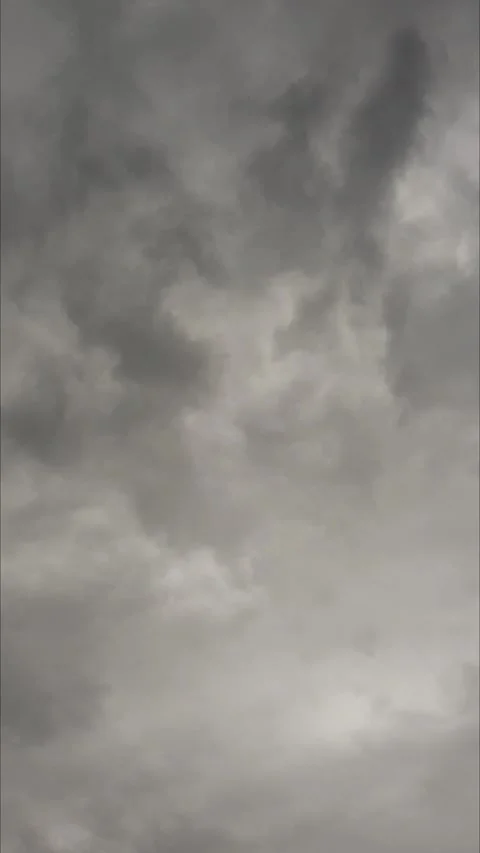 Gray clouds before the storm Stock Footage 278182049