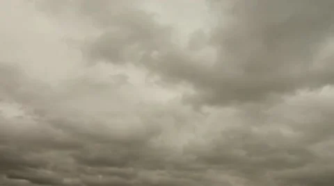 Gray clouds timelapse Stock Footage 41860877