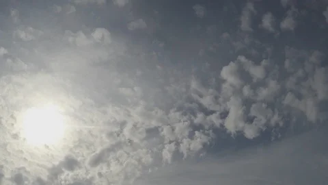 Gray Clouds Timelapse Stock Footage 91174505