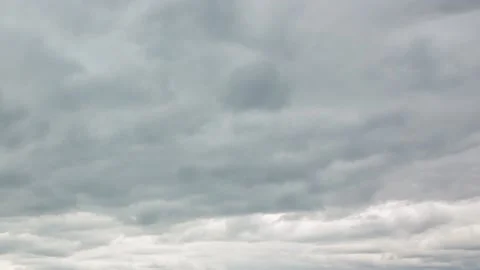 Gray cloudy clouds, time lapse Stock Footage 161809758