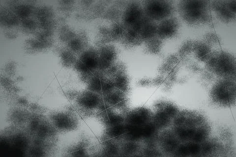 Gray cloudy mist texture with erratic light scratches serves as minimalist .. Stock Photos