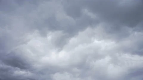 Gray cloudy pre-storm sky.  Stock Footage 160611264
