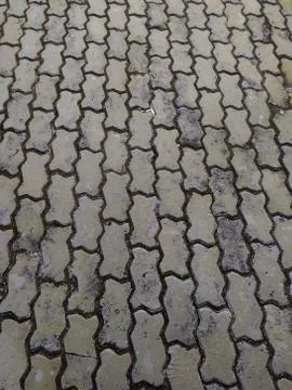 Gray Cobblestone background in verticall format Stock Photos