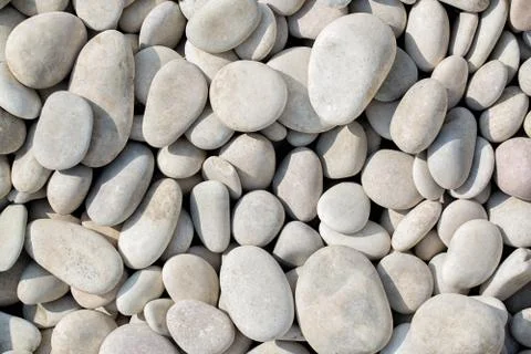 Gray cobblestone Foto stock