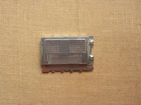 Gray color aluminium computer CPU cover Stock Photos