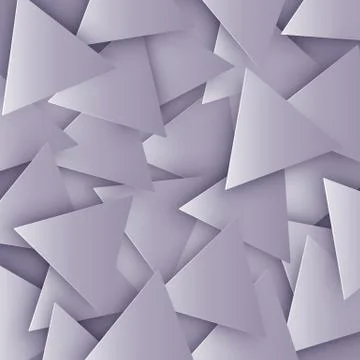 The gray colored abstract polygonal geometric texture, triangle 3d background Stock Illustration