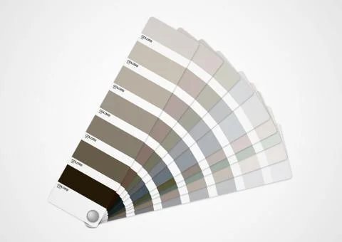 Gray colors guide Stock Illustration