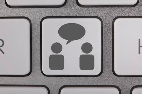 Gray Communication Concept 스톡 일러스트