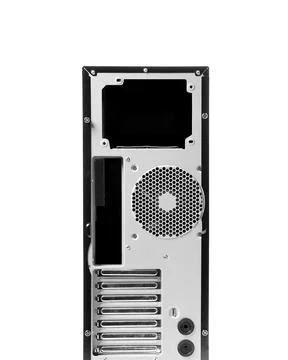 Gray computer case Stock Photos