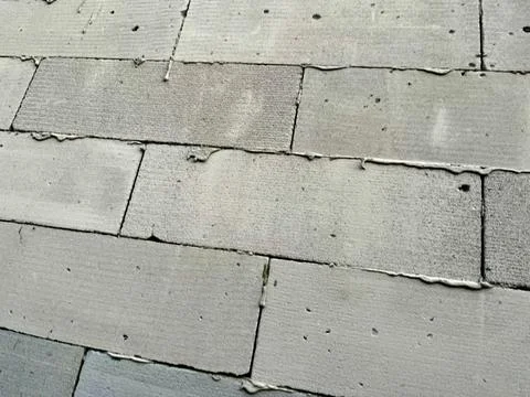 Gray Concrete Brick Pavement Surface Texture Background for Construction Stock Photos