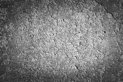 Gray concrete texture with vignette. Abstract grunge background with copy s.. Stock Photos