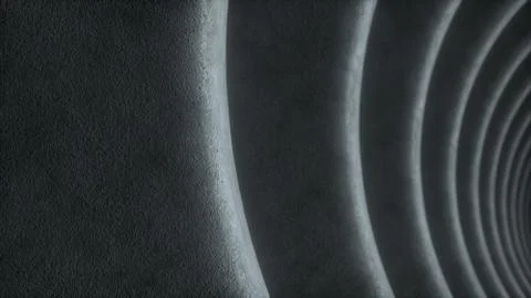 Gray concrete tunnel with dramatic light and dark at the end. Abstract backgr 스톡 일러스트