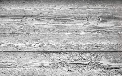 Gray concrete wall background texture with wooden pattern Stock Photos