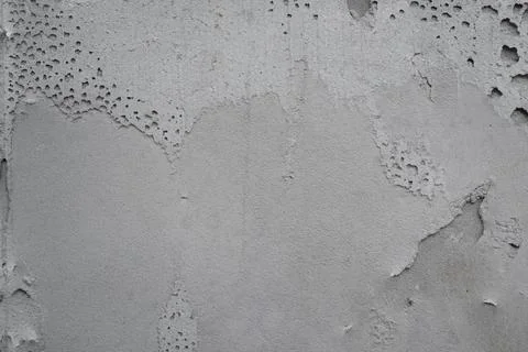 Gray Concrete Wall Texture Background with Rough Distressed Cement Surface Stock Photos