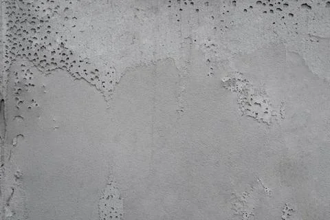 Gray Concrete Wall Texture Background with Rough Distressed Cement Surface Stock Photos