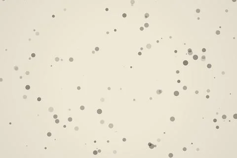 Gray confetti dots scattered on beige background Stock Illustration