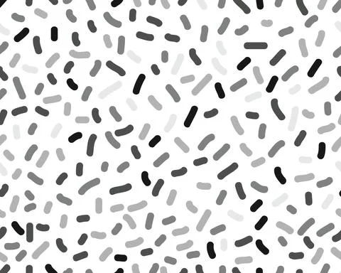 Gray confetti, Seamless pattern Stock Illustration