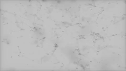 Gray construction background.Abstract digital binary data nodes and connection Stock Footage 98374577