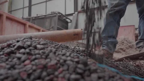 Gray Construction Tower Stock Footage 293425207