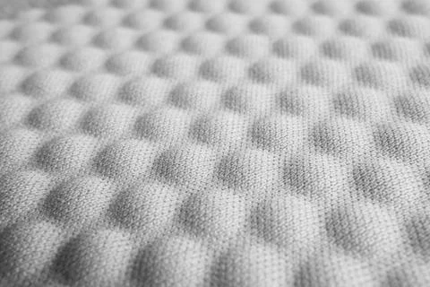 Gray convex nylon fabric pattern texture background. Stock Photos